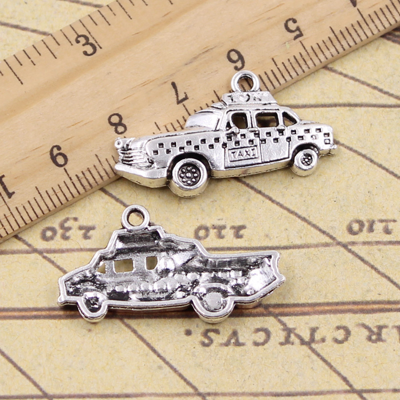 Jewelry Making York - 15 Stück Charms New York Taxi