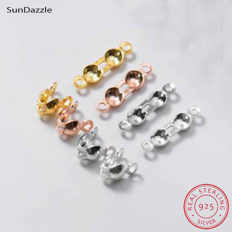 Jewelry Making Gold - 4 Stück Echte Reine 925 Sterling