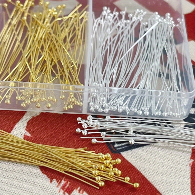 Jewelry Making Diy Kit - 200 Stück Kupfer-Kugelschreiber-Sortiment-Set, 20/30/40/50 mm, DIY-Schmuckherstellungszubehör,