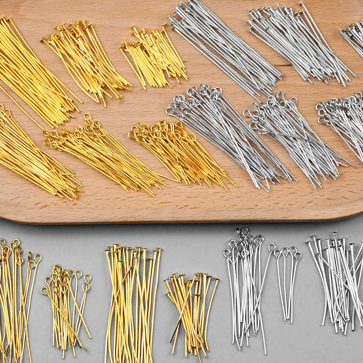 Jewelry Making Diy Kit - Mehrteiliges Legierungs-Set mit 9/T-Pins/Karabinerverschlüssen für handgemachten