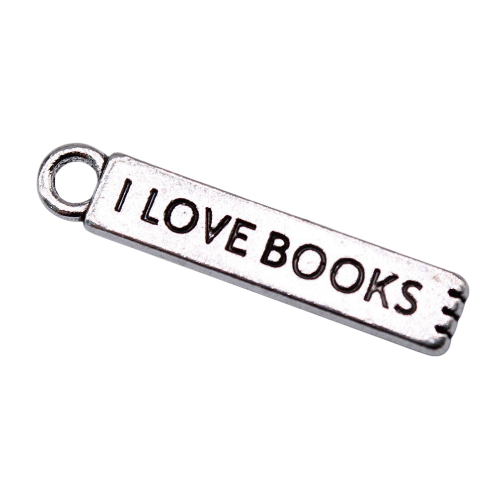 Jewelry Making Books - 20 teile/los ich liebe Bücher Charms