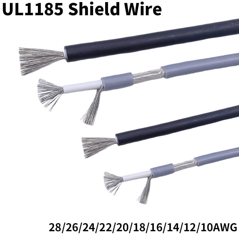 Wire 22 Gauge Copper - Abgeschirmtes Draht-Signalkabel 28, 26, 24, 22,
