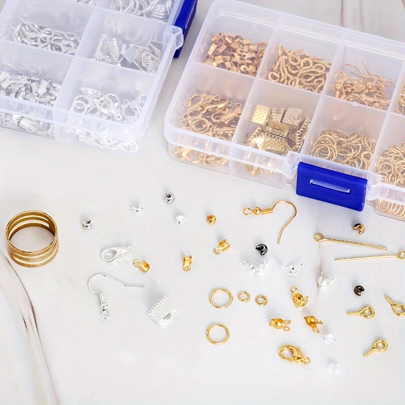 Jewelry Making Diy Kit - 1420-teiliges Schmuckzubehör-Set in 1 Box, Ohrring-Bastelset