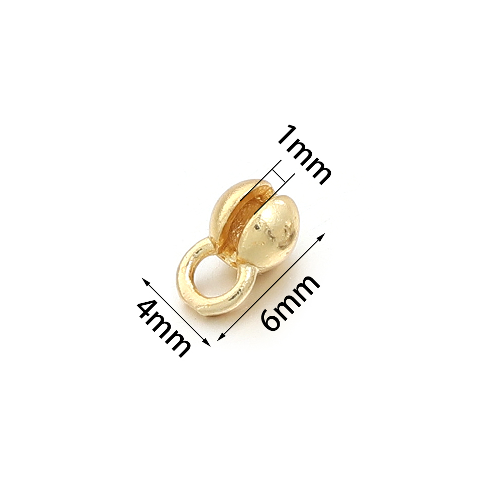 10 Stück 18K vergoldete Quetsc – Jewelry Making Gold Bewertung und Preis