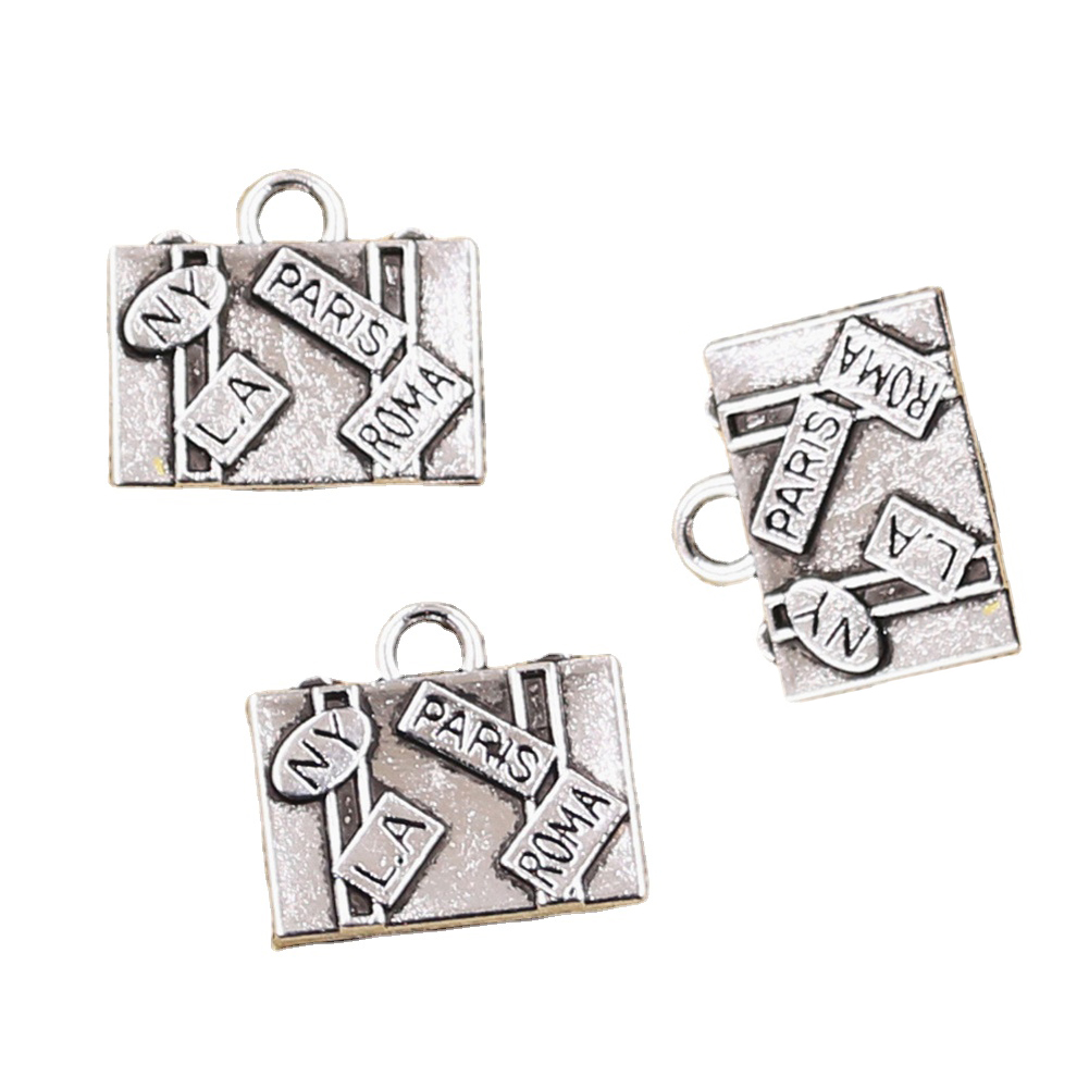 10 stücke Charms Reisetaschen  – Jewelry Making York Bewertung und Preis