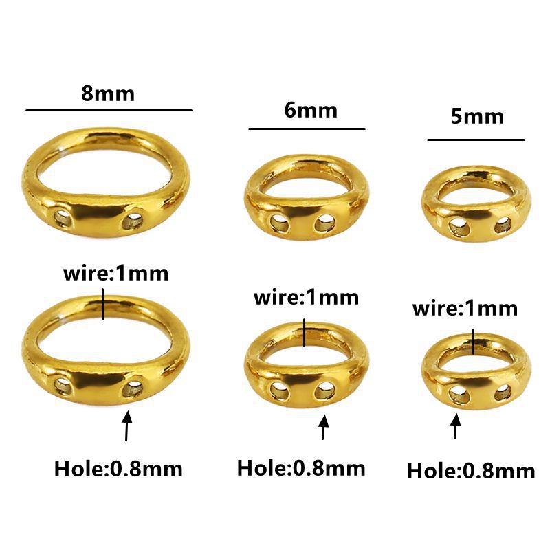 30 Stück 5/6/8mm Edelstahl-Per – Jewelry Making Essentials Bewertung und Preis