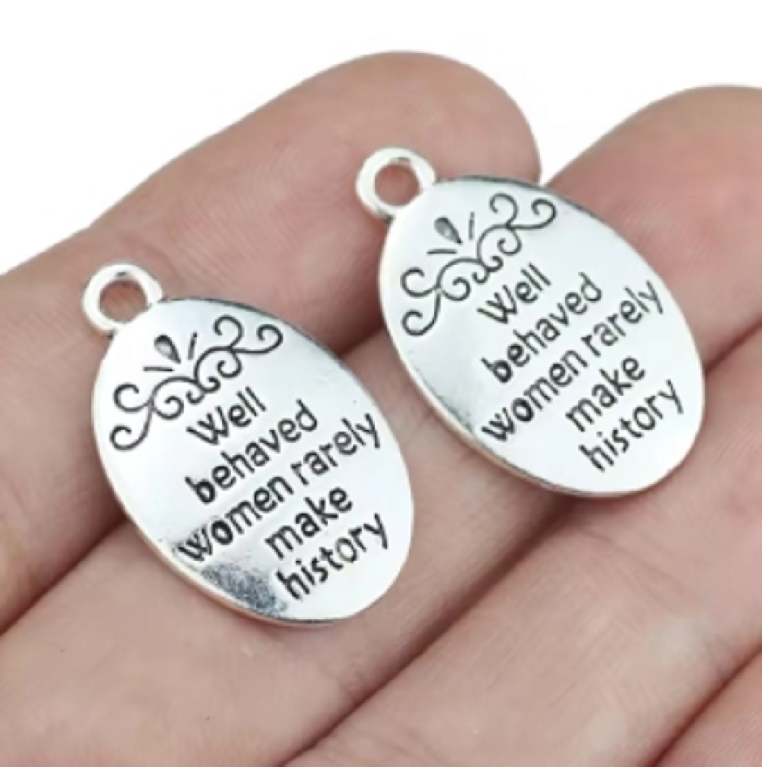 10 Teile/los Oval Antik Silber – Jewelry Making History Bewertung und Preis