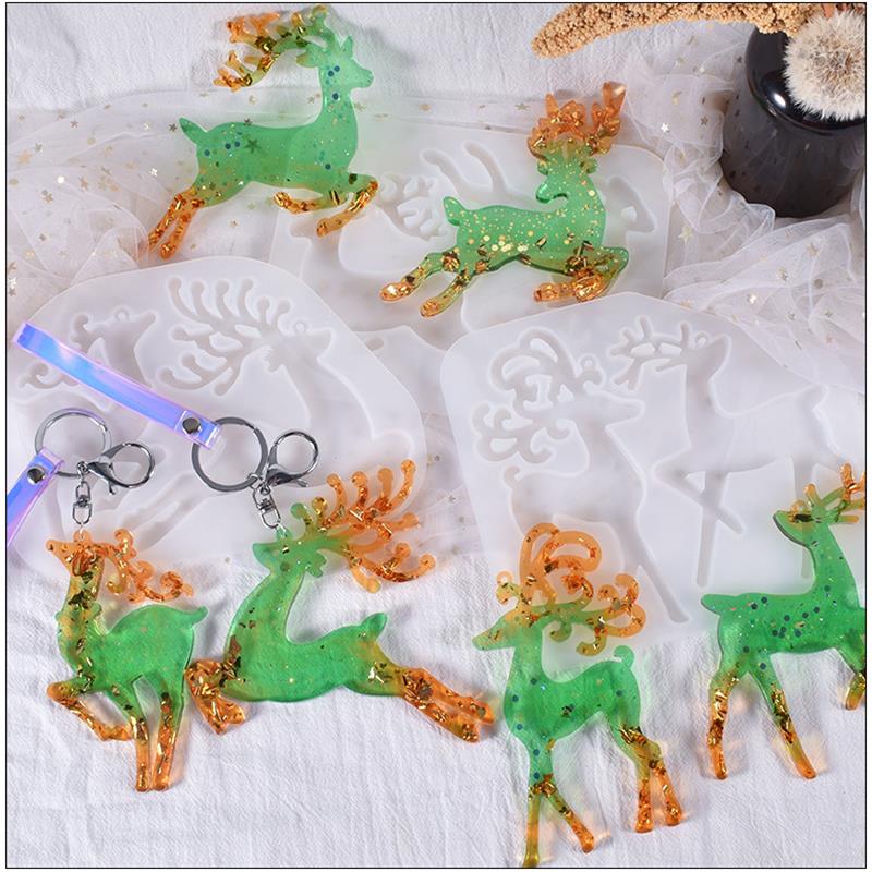 Weihnachten Elch Epoxidharz Fo – Jewelry Making Degree Bewertung und Preis