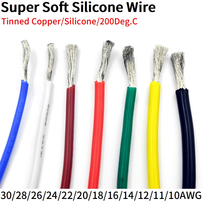 2M/5M superweicher Silikonkaut – Wire 22 Gauge Copper Bewertung und Preis