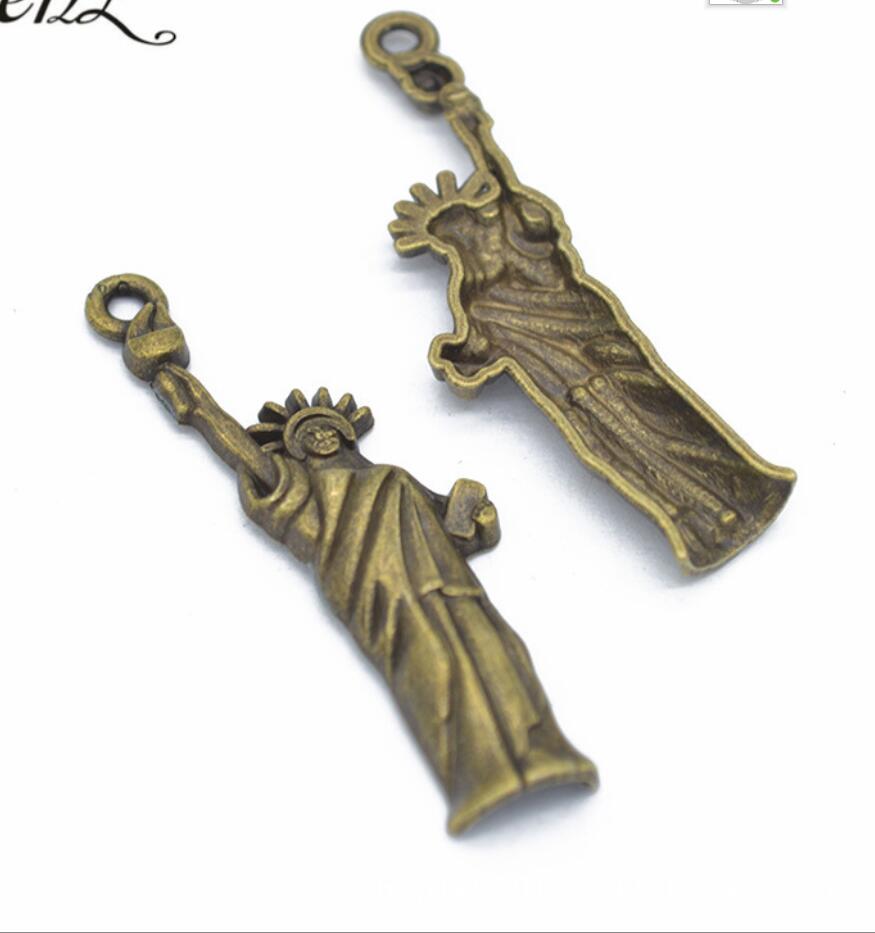5 Stück Charms Freiheitsstatue – Jewelry Making York Bewertung und Preis