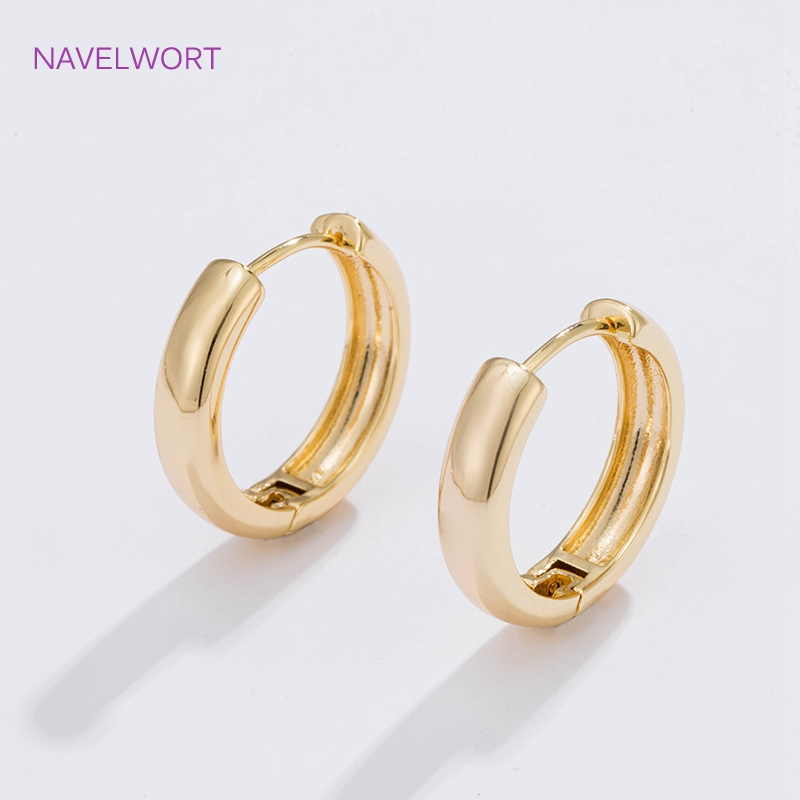 6 Größen vergoldete Kreisohrri – Jewelry Making Gold Bewertung und Preis