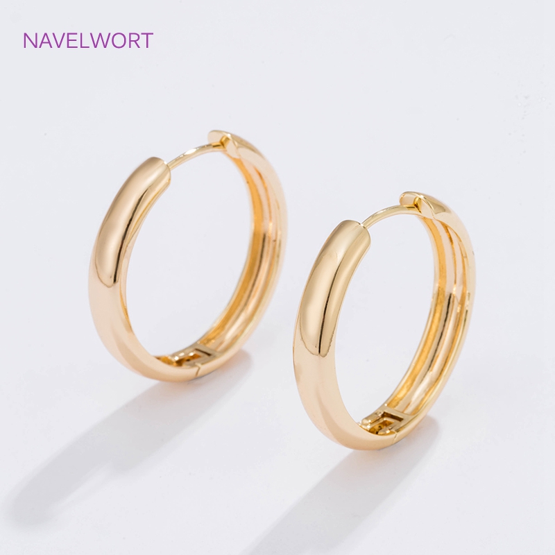 6 Größen vergoldete Kreisohrri – Jewelry Making Gold Bewertung und Preis