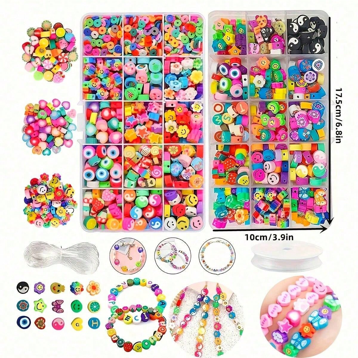1450/1200/250 Stück Polymer Cl – Jewelry Making Diy Kit Bewertung und Preis