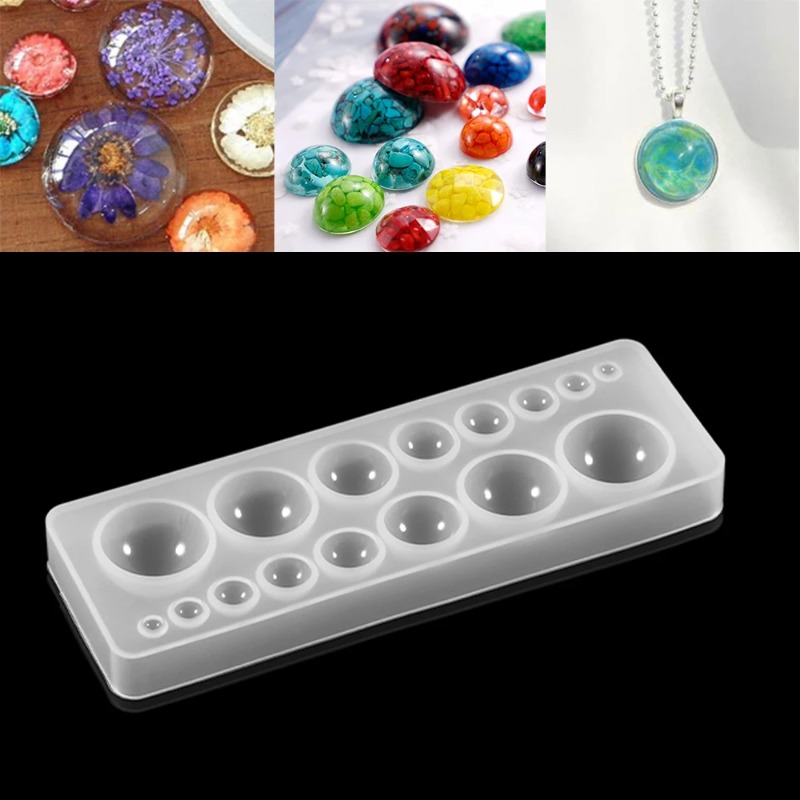 1 Stück Silikonform Halbkugel  – Jewelry Making Degree Bewertung und Preis
