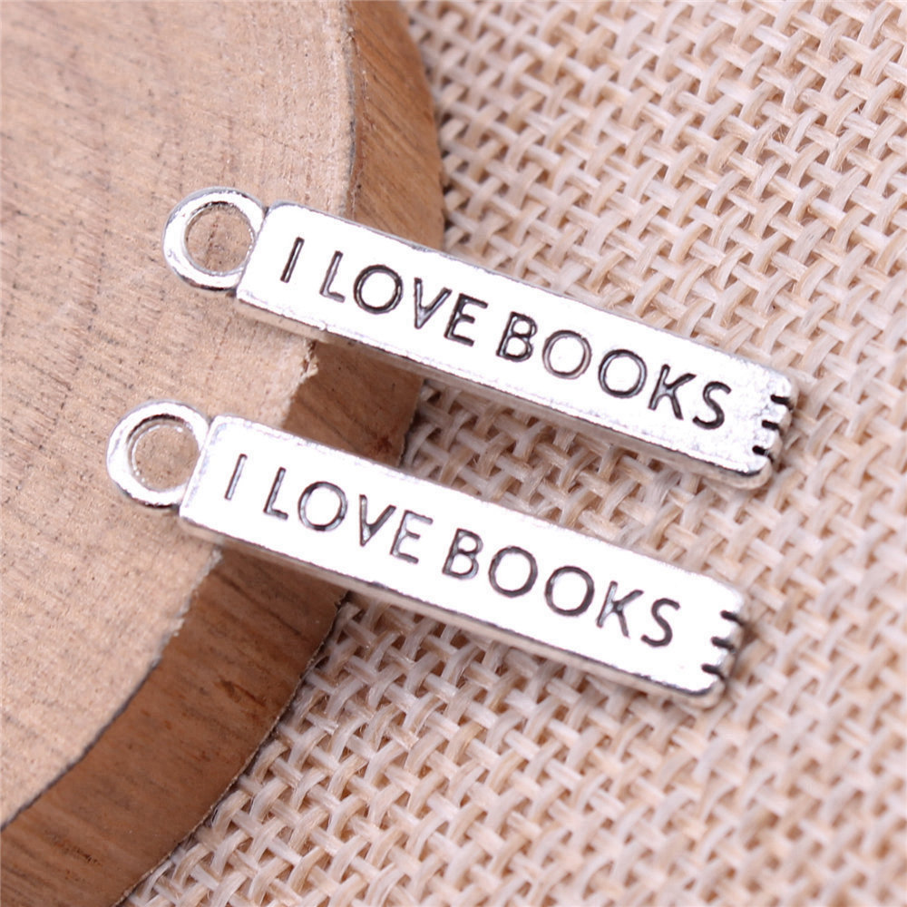 20 teile/los ich liebe Bücher  – Jewelry Making Books Bewertung und Preis