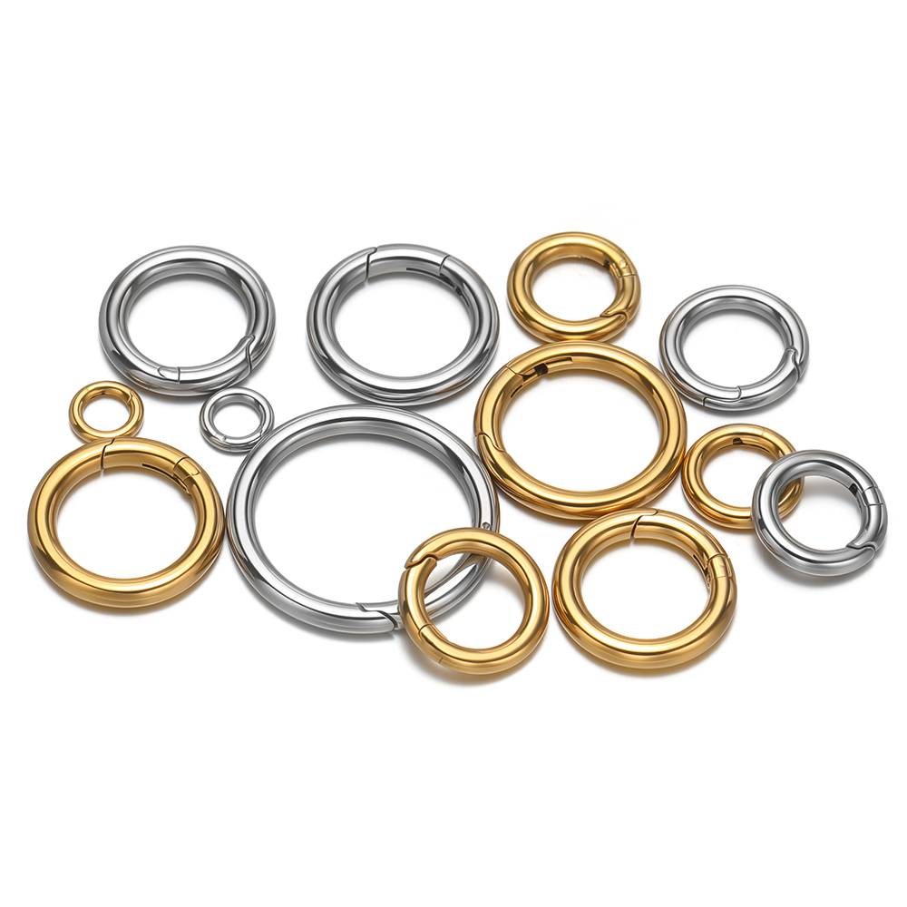 2 Teile/los Runde Federverschl – Jewelry Making Gold Bewertung und Preis