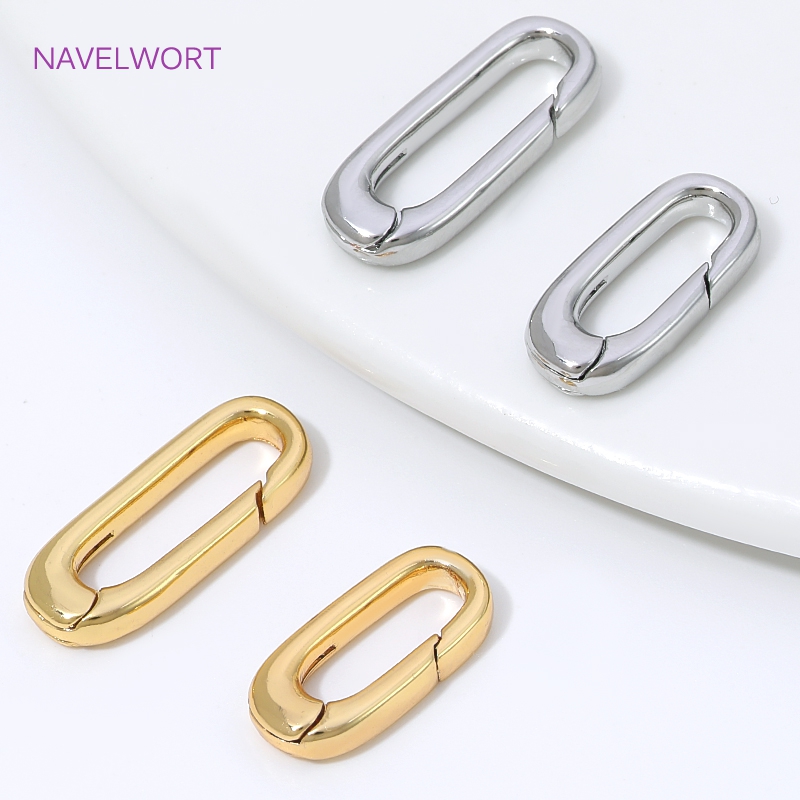 1/2/4 Stück 18K vergoldete ova – Jewelry Making Gold Bewertung und Preis