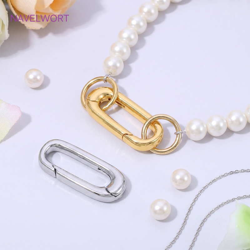 1/2/4 Stück 18K vergoldete ova – Jewelry Making Gold Bewertung und Preis