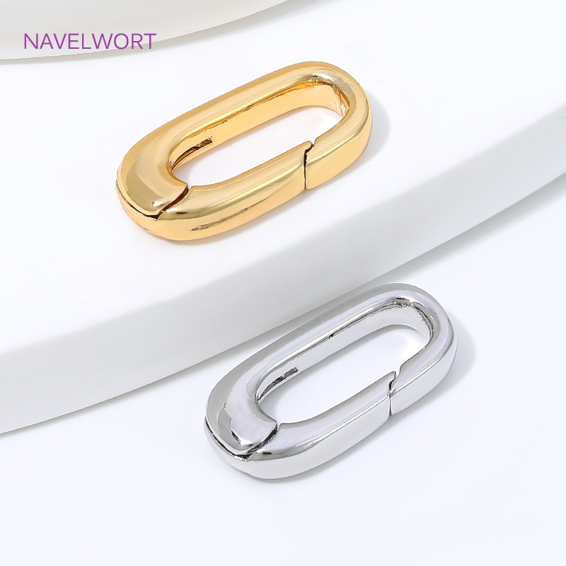 1/2/4 Stück 18K vergoldete ova – Jewelry Making Gold Bewertung und Preis