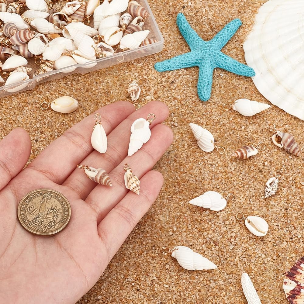 100 Stück 4 Stile natürliche M – Jewelry Making Online Bewertung und Preis