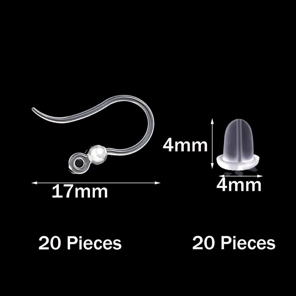 40 Stück durchsichtige Kunstst – Jewelry Making Essentials Bewertung und Preis