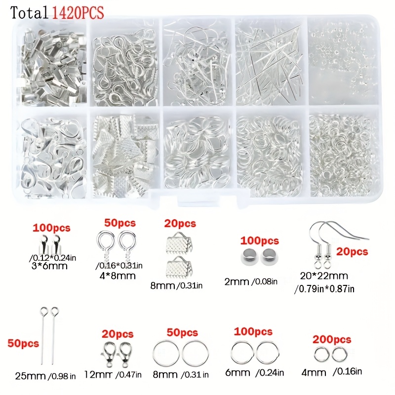 1420-teiliges Schmuckzubehör-S – Jewelry Making Diy Kit Bewertung und Preis