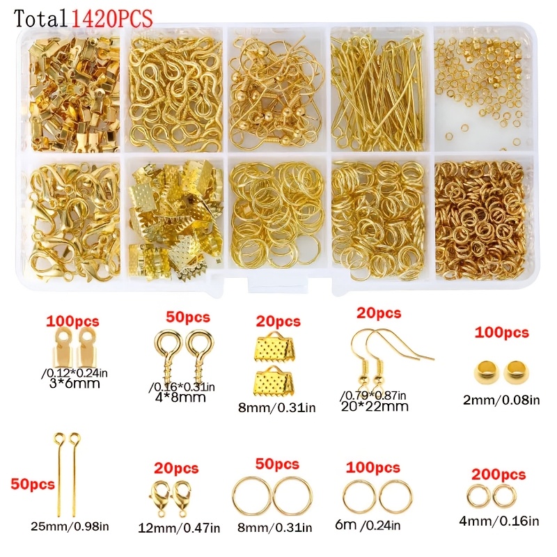 1420-teiliges Schmuckzubehör-S – Jewelry Making Diy Kit Bewertung und Preis