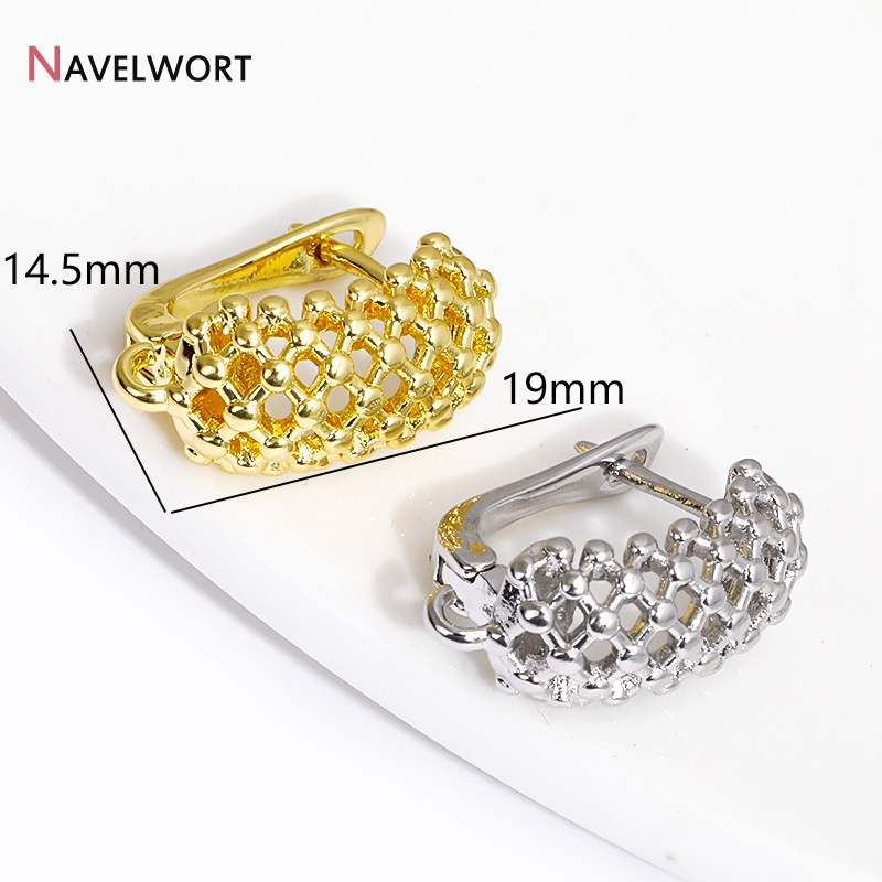 18K vergoldete Messing-Hohl-Oh – Jewelry Making Gold Bewertung und Preis