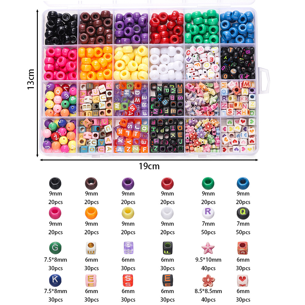 1 Box Bunte Acryl-Pony-Perlen, – Jewelry Making Diy Kit Bewertung und Preis