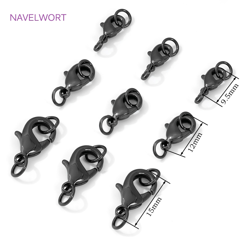 Schwarzer Messing-Karabinerver – Jewelry Making Essentials Bewertung und Preis