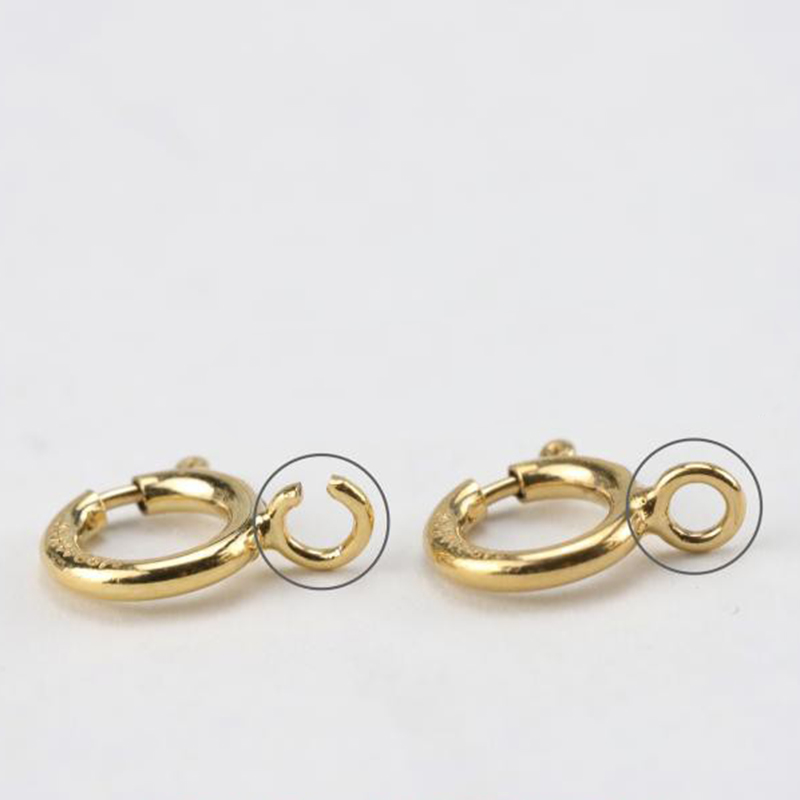 14K Goldfilled Federringversch – Jewelry Making Gold Bewertung und Preis