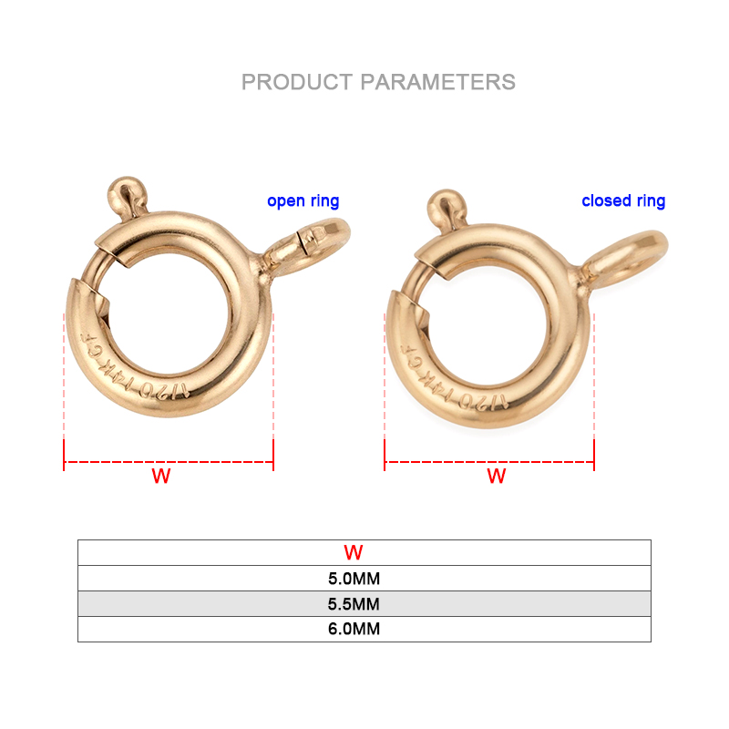14K Goldfilled Federringversch – Jewelry Making Gold Bewertung und Preis