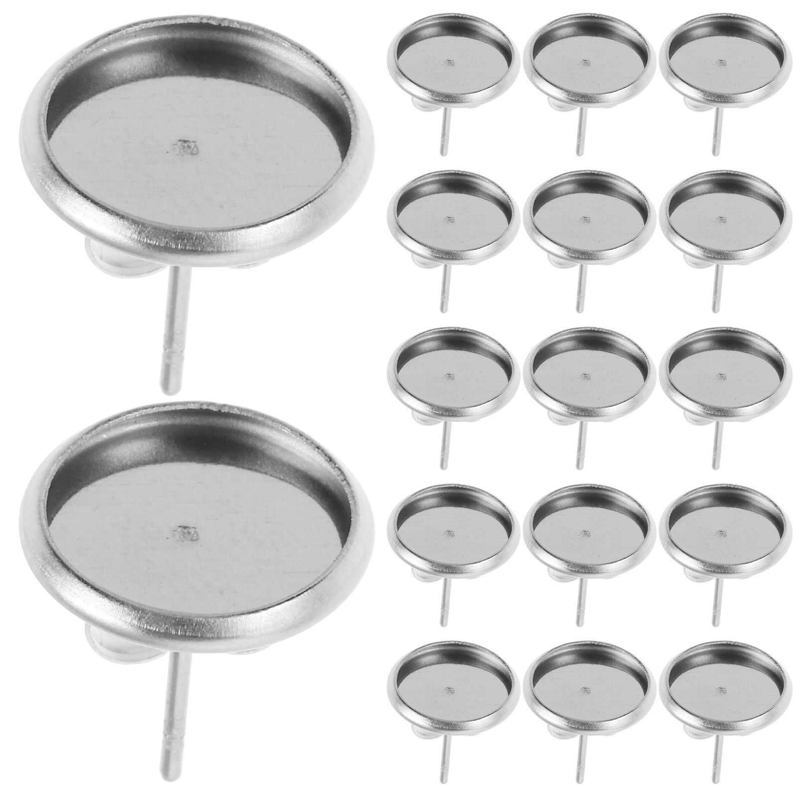 20 Stück Metall-Ohrring-Basen, – Jewelry Making Gemstones Bewertung und Preis