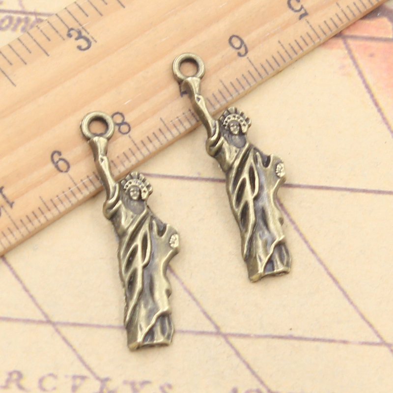 20 Stück Charms Freiheitsstatu – Jewelry Making York Bewertung und Preis