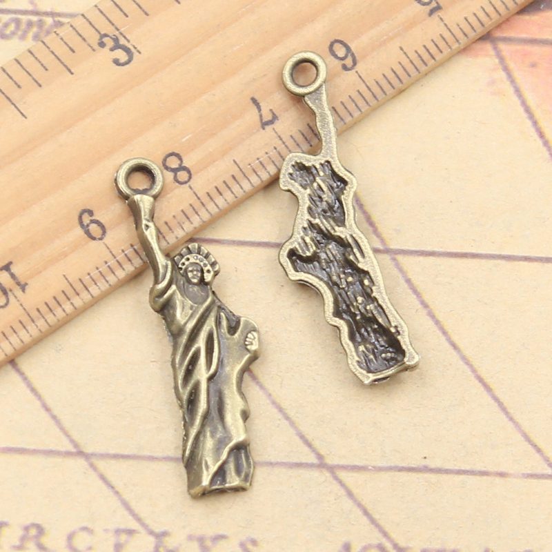 20 Stück Charms Freiheitsstatu – Jewelry Making York Bewertung und Preis